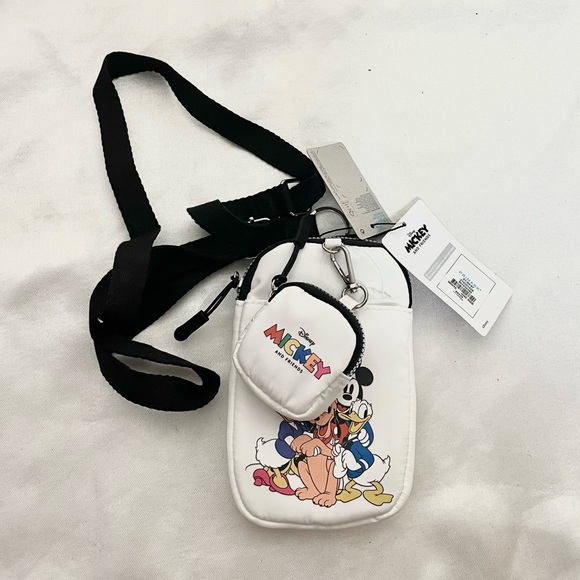 NEW Primark Disney phone case cardholder coin Mickey and friends - Picture 1 of 5